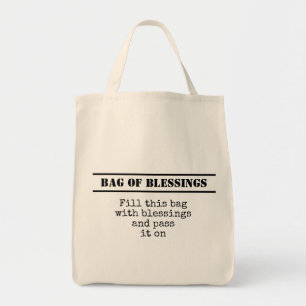 Paying it Forward Bag of Blessings Giving Tote
