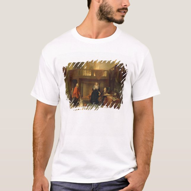 Paying the Tithe (oil on panel) T-Shirt (Front)