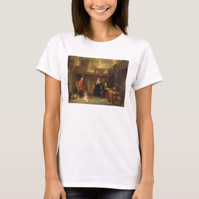 Paying the Tithe (oil on panel) T-Shirt (Front)