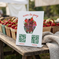 PAYMENT QR CODE Farm Stand Farmers Market Booth