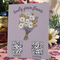 PAYMENT QR CODE Florist Shop Flower Farmers Market