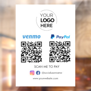 Paypal Venmo QR Code Payment   Scan to Pay