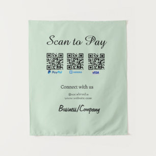 paypal venmo visa card scan to pay QR social media Tapestry