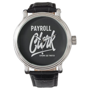 Payroll Clerk Job Title Gift Watch