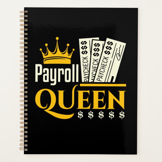 Payroll Queen  Planner (Front)