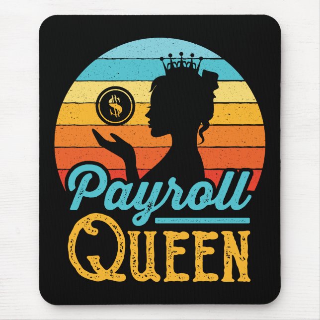 Payroll Queen Women Mouse Pad (Front)