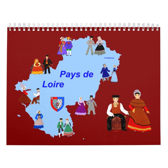 Pays de Loire, France Calendar (Cover)