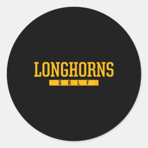 Payson Longhorns Golf Hs Classic Round Sticker