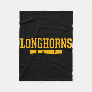 Payson Longhorns Golf Hs  Fleece Blanket