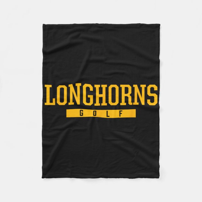 Payson Longhorns Golf Hs  Fleece Blanket (Front)