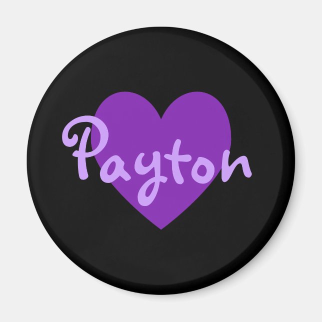 Payton in Purple Magnet (Front)