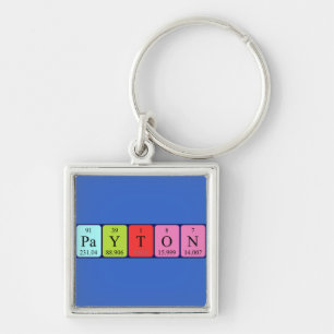 Payton periodic table name keyring