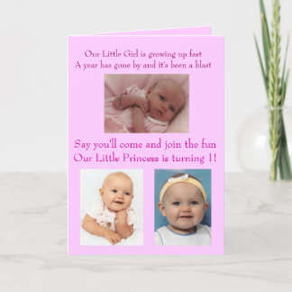 Payton's 1st Birthday Invitation