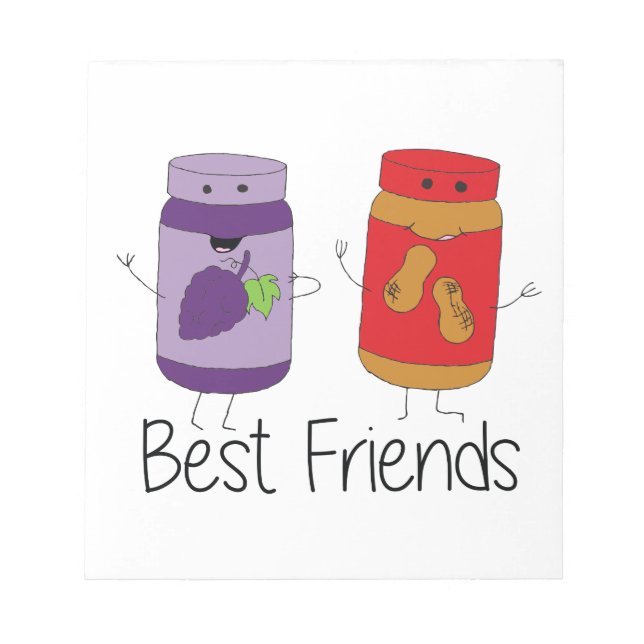 PB and J Best Friends Pb and J BFF Drawing Notepad (Front)