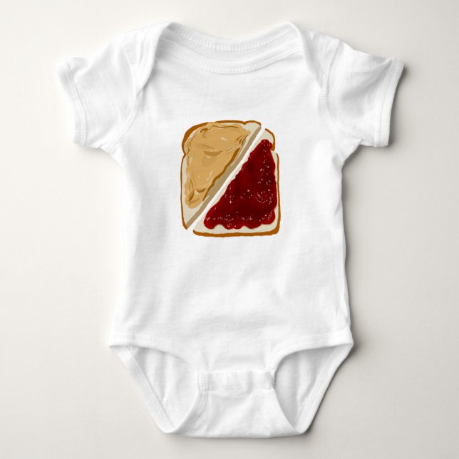 PB&J BABY BODYSUIT (Front)
