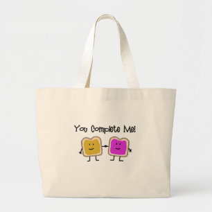 PB & J LARGE TOTE BAG