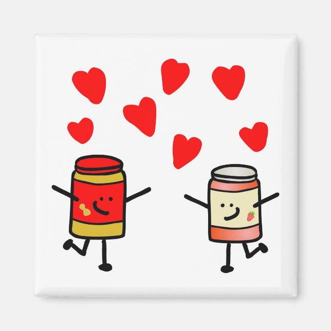 "PB&J Love" Magnet (Front)