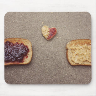 pb&j love mousepad