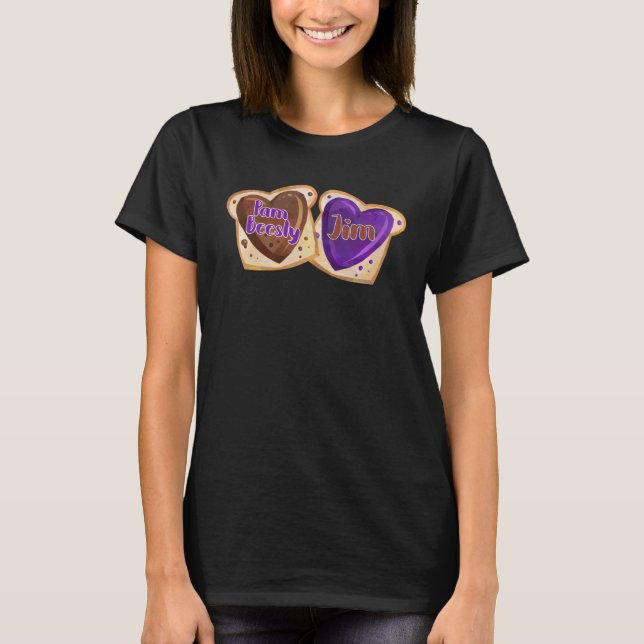 PB&J  Pam and Jim   Office T-Shirt (Front)