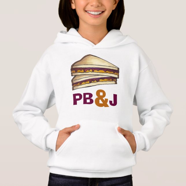 PB&J Peanut Butter and Jelly Sandwich Sweatshirt (Front)