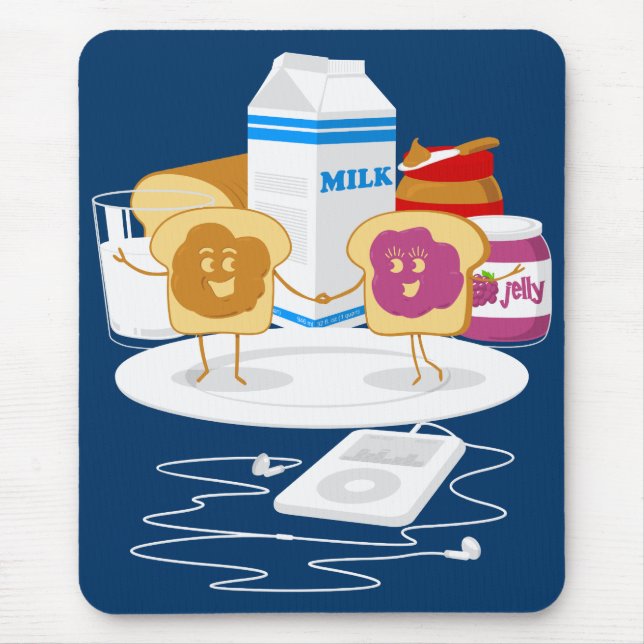 PB loves J! Mouse Pad (Front)