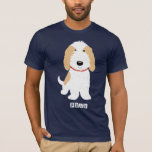 PBGV Cute Cartoon Orange & White Dog T-Shirt<br><div class="desc">Petit Basset Griffon Vendeen cartoon dog t-shirt. Orange and white coloured PBGV. This cute dog shirt is available in a variety of styles including long sleeved shirts and hoodies. Visit Jenn’s Doodle World for more dog breed cartoons and fun apparel and gifts for pet lovers.</div>