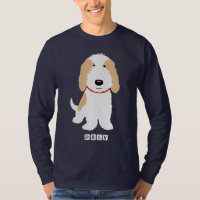 PBGV Cute Cartoon Orange & White Dog T-Shirt