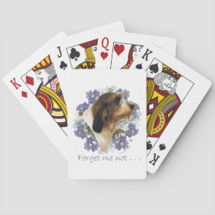 PBGV Forget-Me-Not Playing Cards