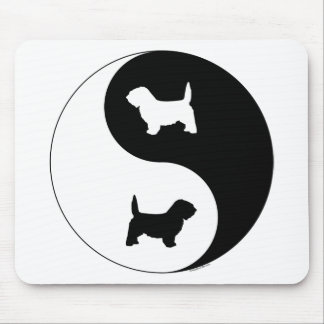 PBGV Ying Yang Mouse Pad
