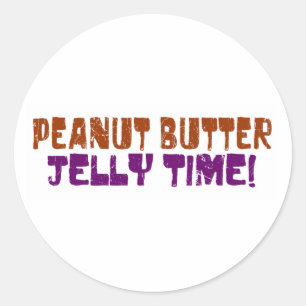 Pbj Time Classic Round Sticker