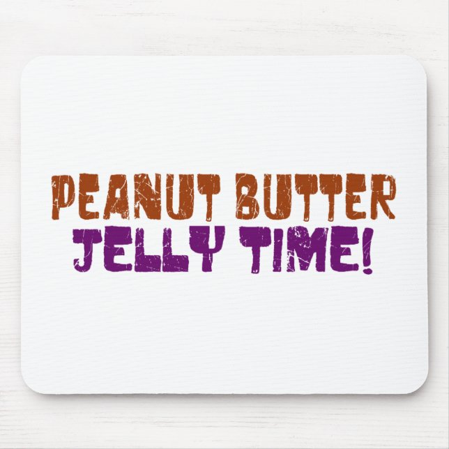 Pbj Time Mouse Pad (Front)