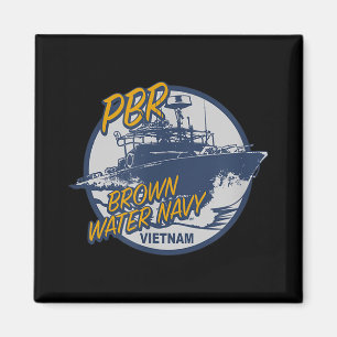 Pbr Patrol Boat River Brown Water Vietnam Veteran Magnet