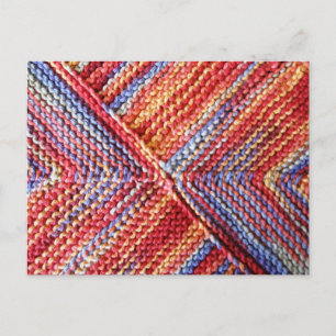 pc Artisanware Knit Post Card