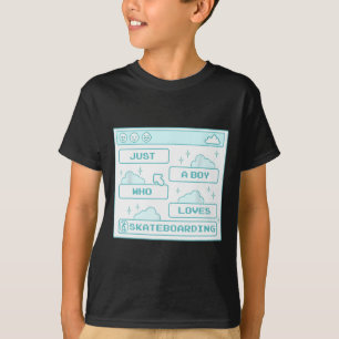Pc Computer Geek Nerd Cool Gamer Boy Who Loves Ska T-Shirt