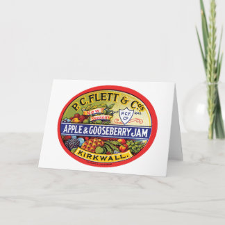 PC Flett & Cos. Apple & Gooseberry Jam Card