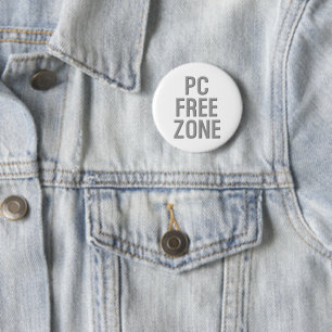 PC Free Zone standard round button