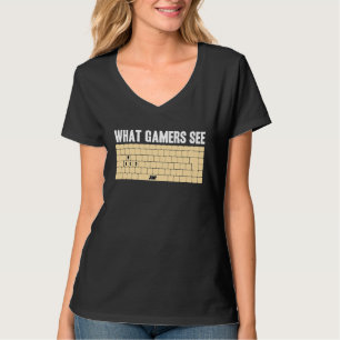 PC Gamer WASD Meme What Gamers See Video Games T-Shirt