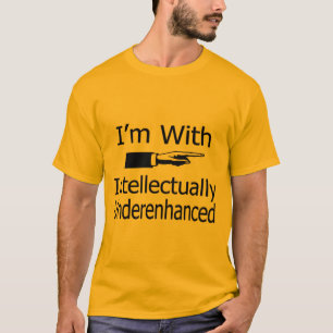 pc "i'm with stupid" t (left) T-Shirt