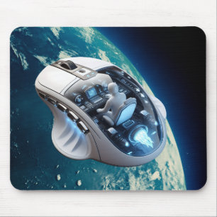 PC Mouse–Spacecraft: Click on Earth Orbit. Mouse Pad