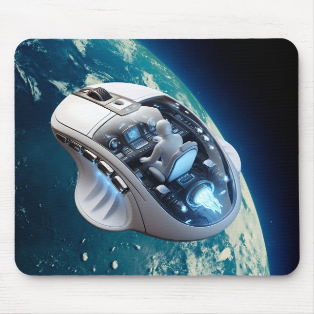 PC Mouse–Spacecraft: Click on Earth Orbit. Mouse Pad (Front)