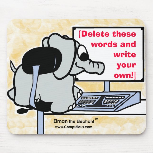 PC Pachyderm MOUSE PAD (Front)