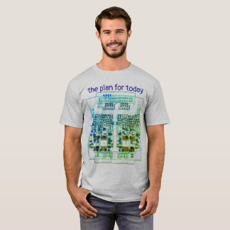 PCB Printed Circuit Board Board Shirt with Plan