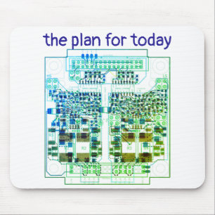 PCB Printed Circuit Board Platinum Pad with Plan Mouse Pad