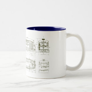 PCC Blueprint Mug - White Background