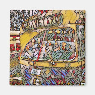 PCC Graveyard Stain Glass Magnet