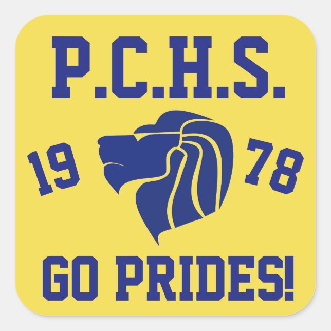 PCHS Prides Sticker (Front)