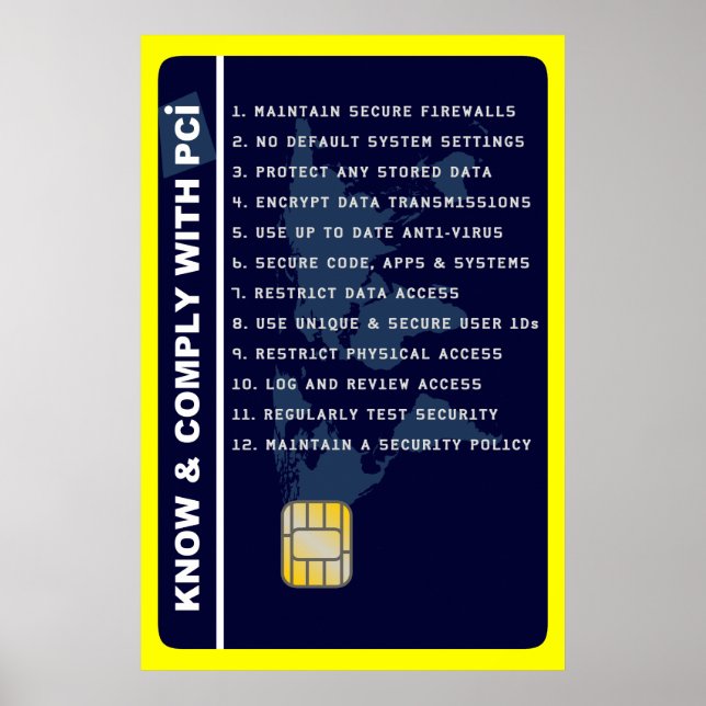 PCI Security Awareness Poster (Front)