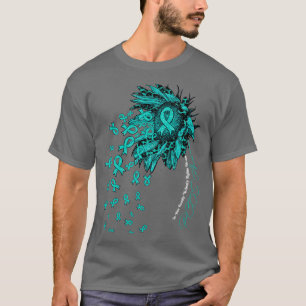 PCOS Awareness Awareness sunflower nobody fights a T-Shirt