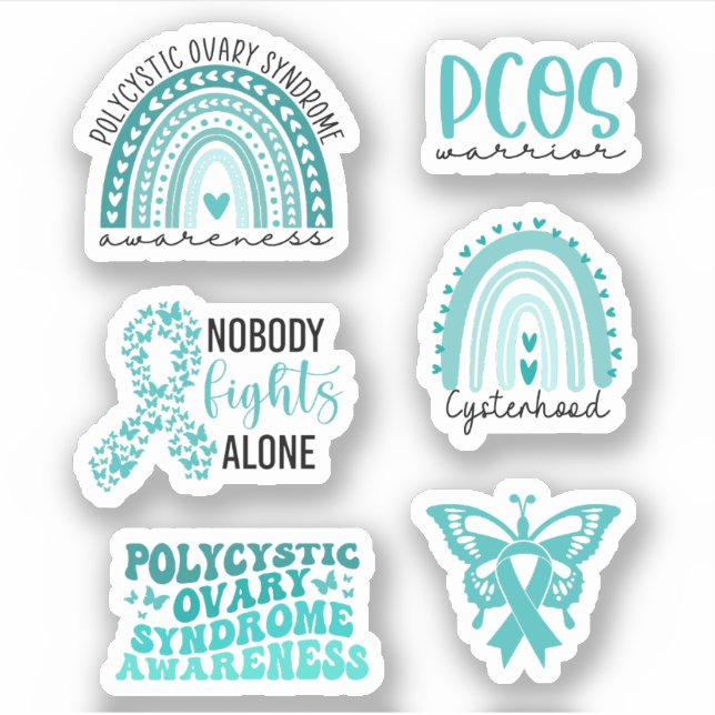 PCOS Awareness Polycystic Ovary Syndrome Awareness (Front)