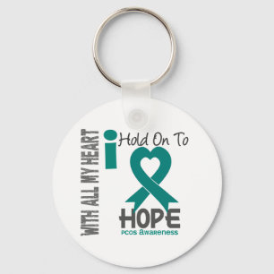 PCOS I Hold On To Hope Key Ring